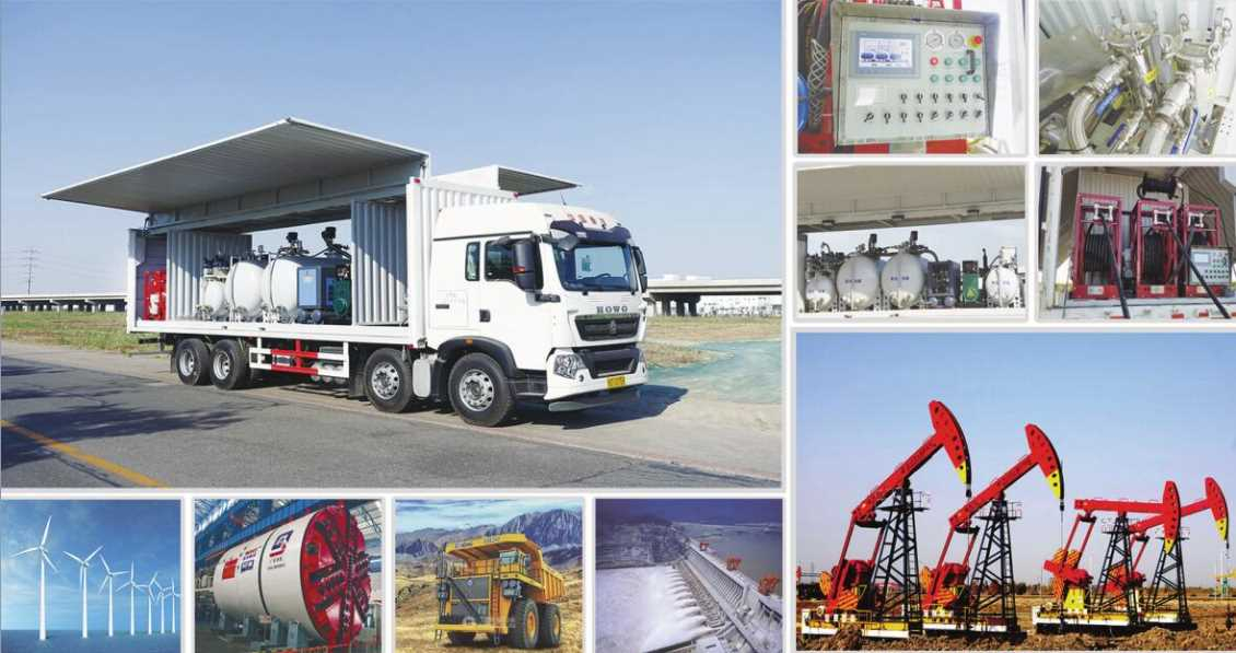 露天矿大型设备换油车 